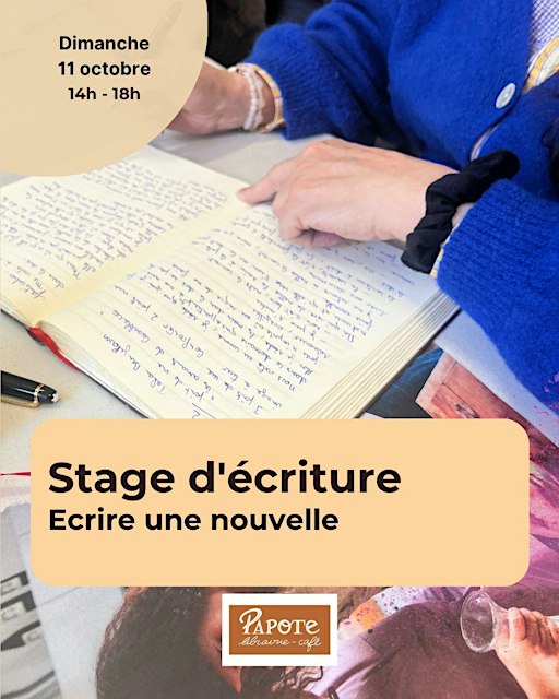 Stage d'écriture - Ecrire une nouvelle