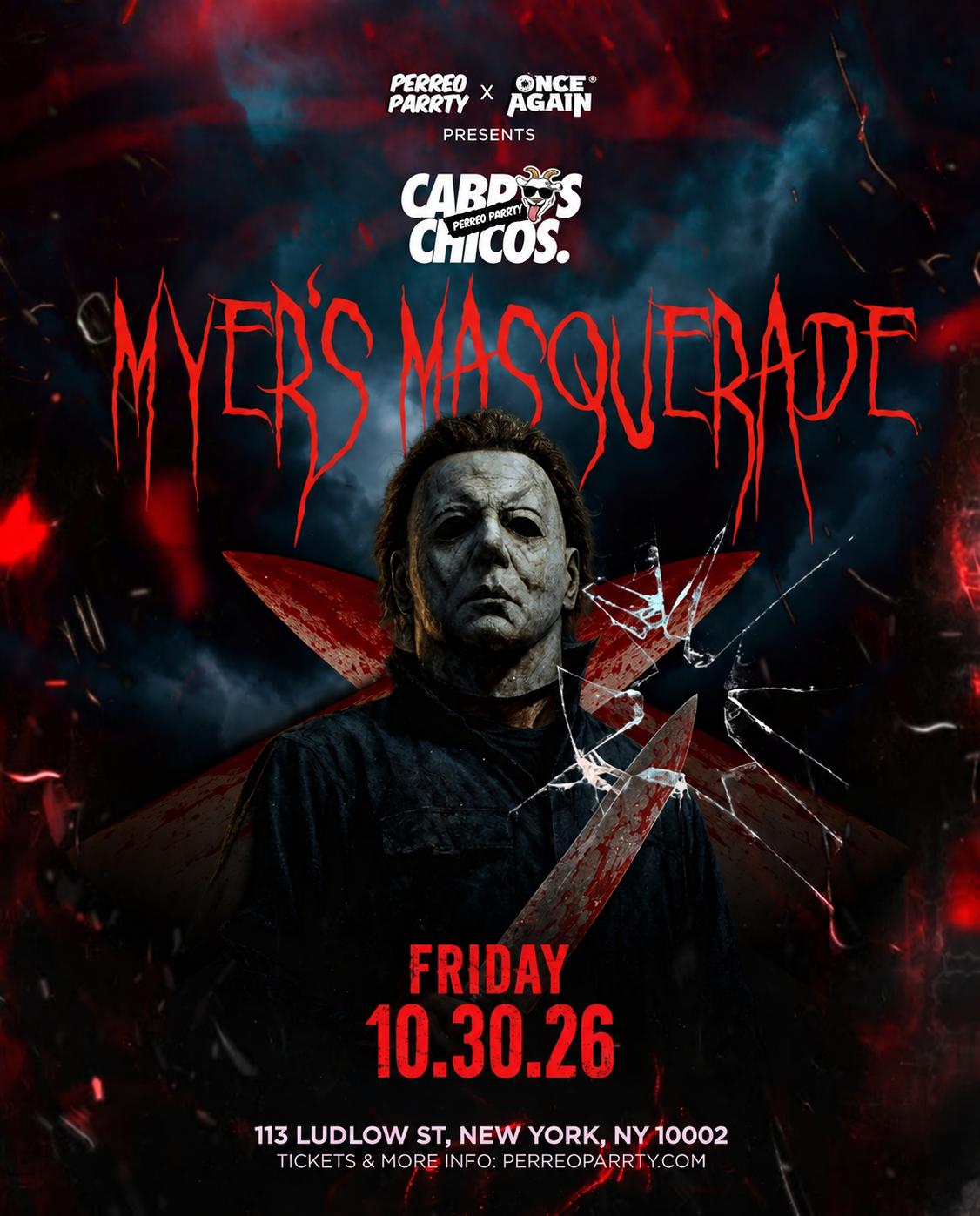 Cabros Chicos - Myers Masquerade | Halloween Latin Dance Parrty (18+)