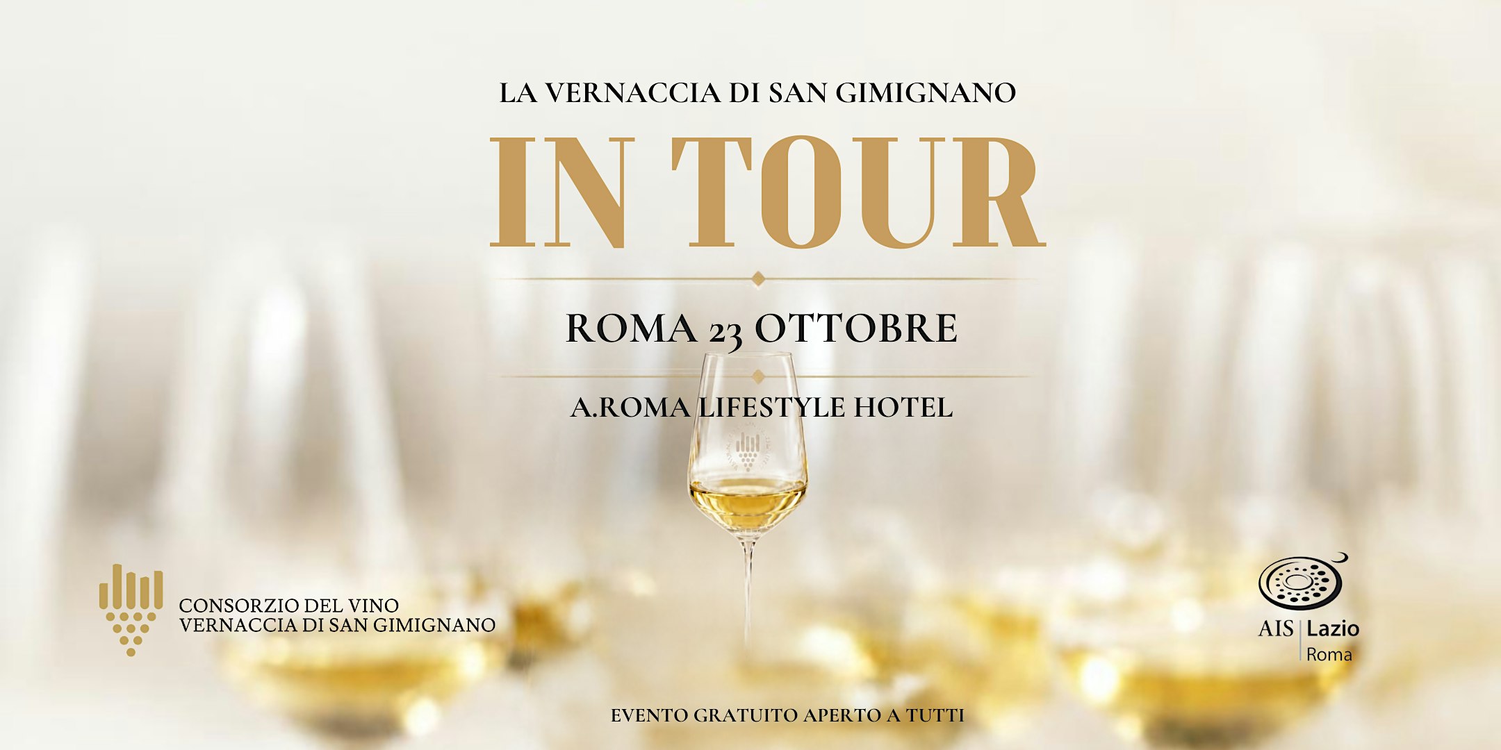 MINI TOUR DEI PRODUTTORI - ROMA- Vernaccia di San Gimignano DOCG- ore 18:00