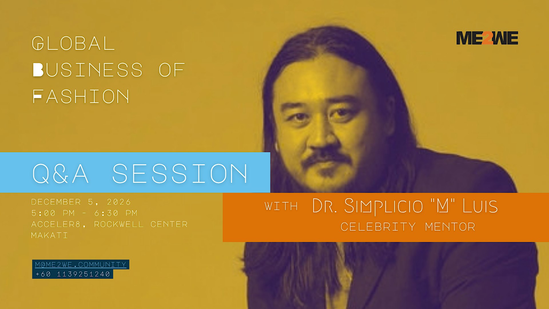 Q&A Session with Dr. Simplicio "M" Luis