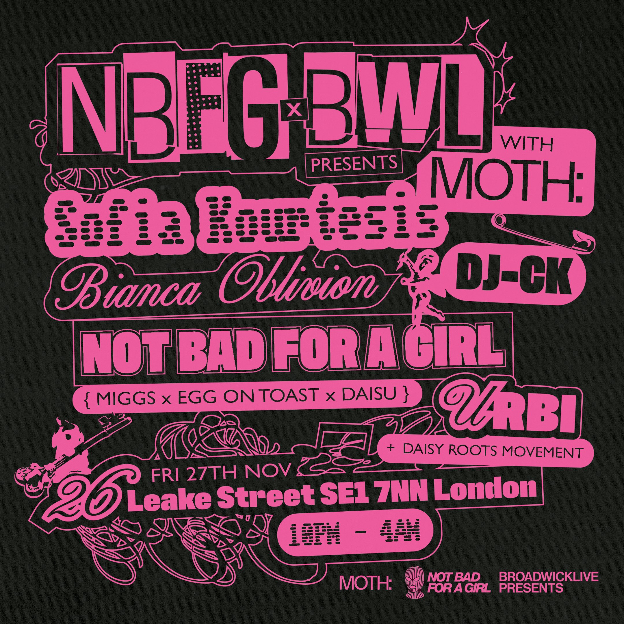 NBFG x BWL Presents with MOTH