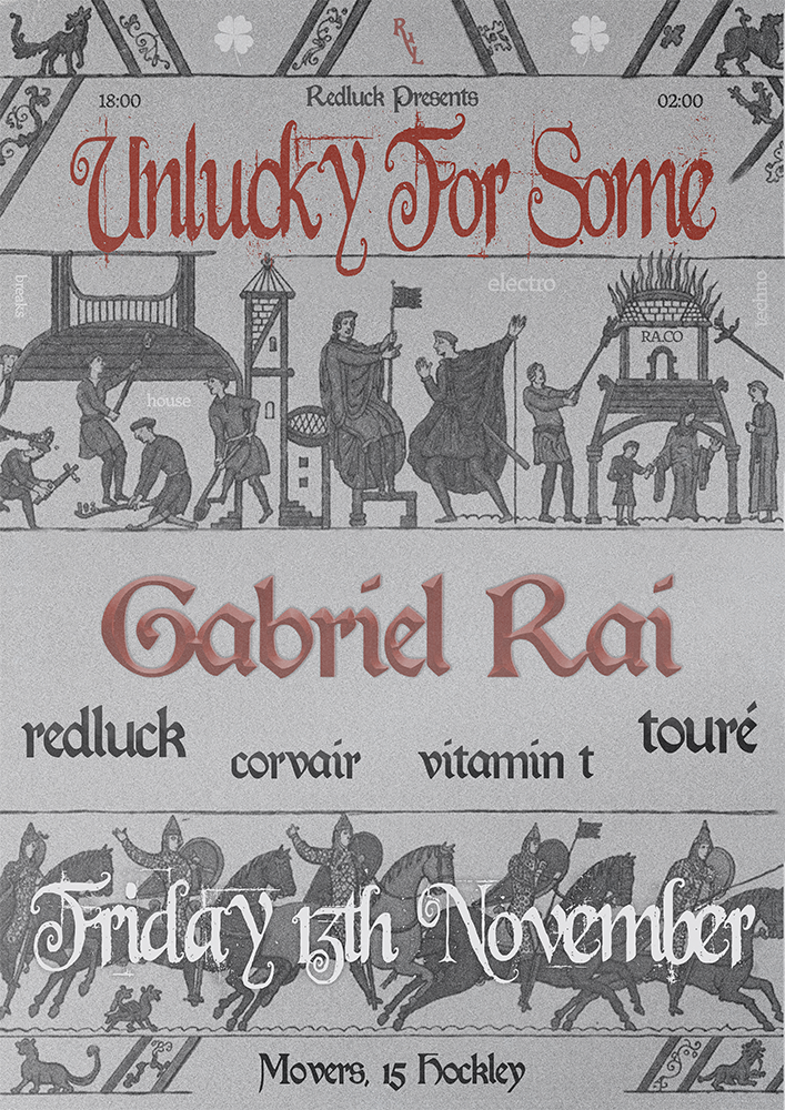 redluck records: unlucky for some - Gabriel Rai, Touré, Vitamin T & Corvair