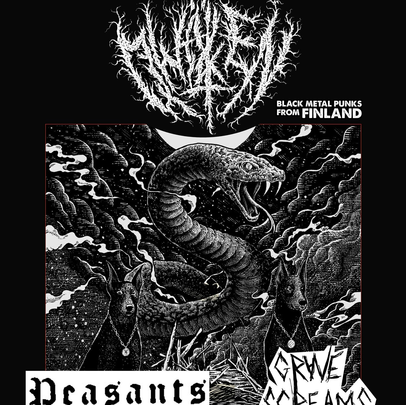 Qwälen (FIN) + Peasants + Grave Screams
