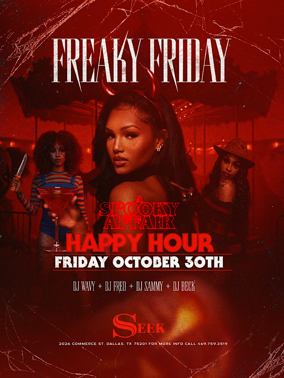 "Cocktails & Conversations"  Every Friday At Seek