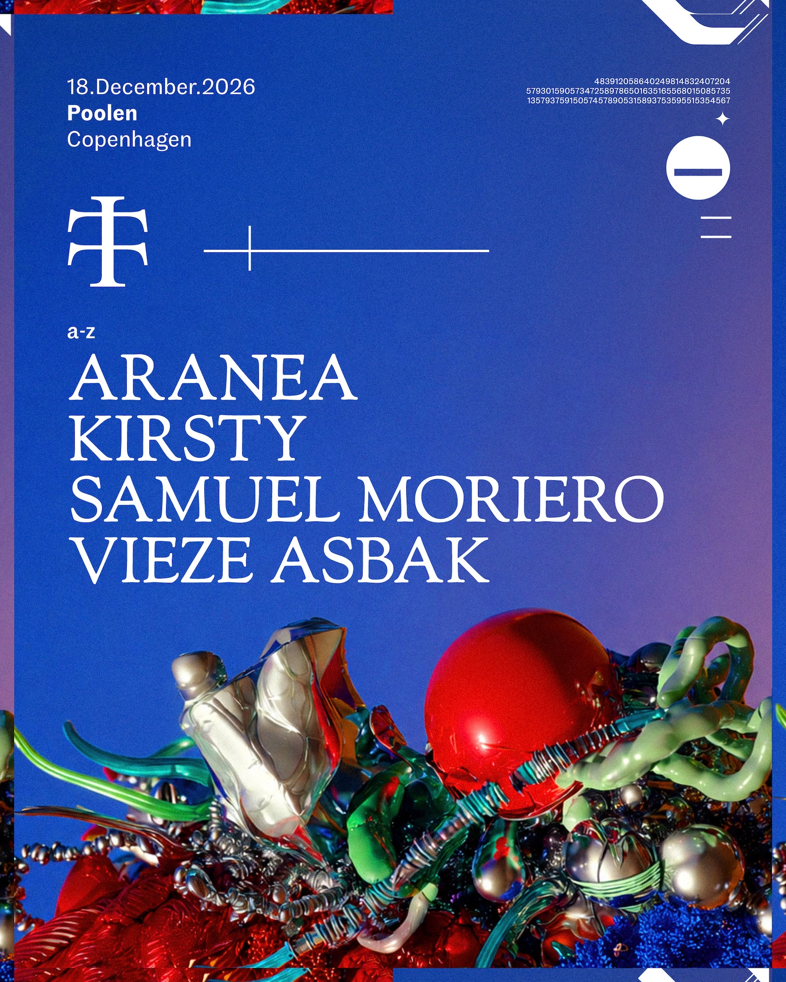 Teletech Copenhagen: KIRSTY + ARANEA + Samuel Moreiro + Vieze Azbak