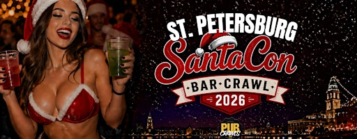 St. Petersburg SantaCon Bar Crawl 2026