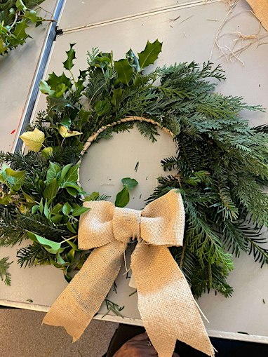 Traditional Christmas Wreath Workshop (Bring Your Own Bottle)
