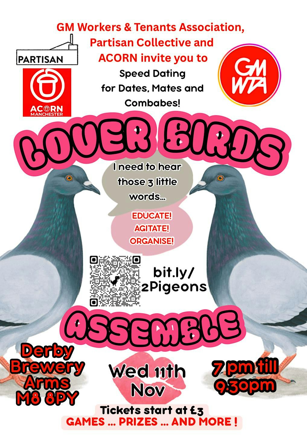 Lover Birds Assemble with GM Workers and Tenants Association & friends