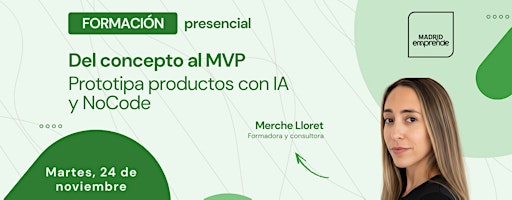 Formación gratis | Del concepto al MVP: prototipa productos con IA y NoCode