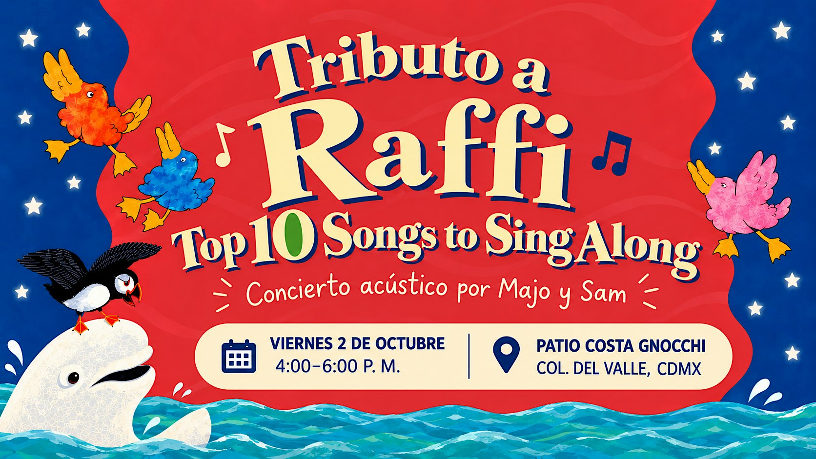 Concierto acústico Raffi
