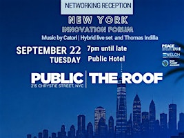 Networking Reception for the New York Innovation Forum at Climate Week NYC