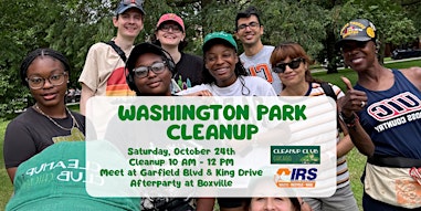 Washington Park Cleanup and Afterparty!