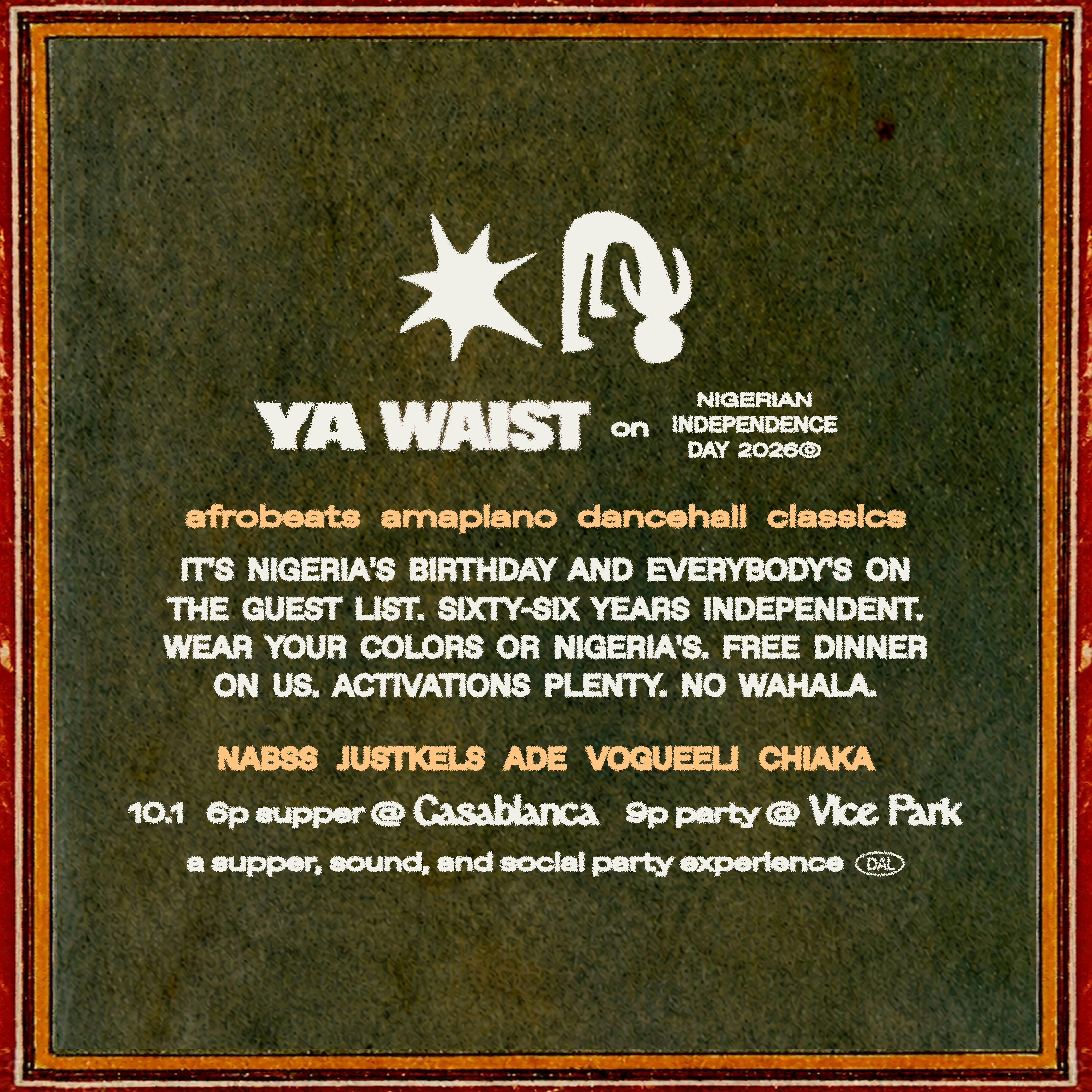 open∗tabs: YA WAIST on nigerian independence day