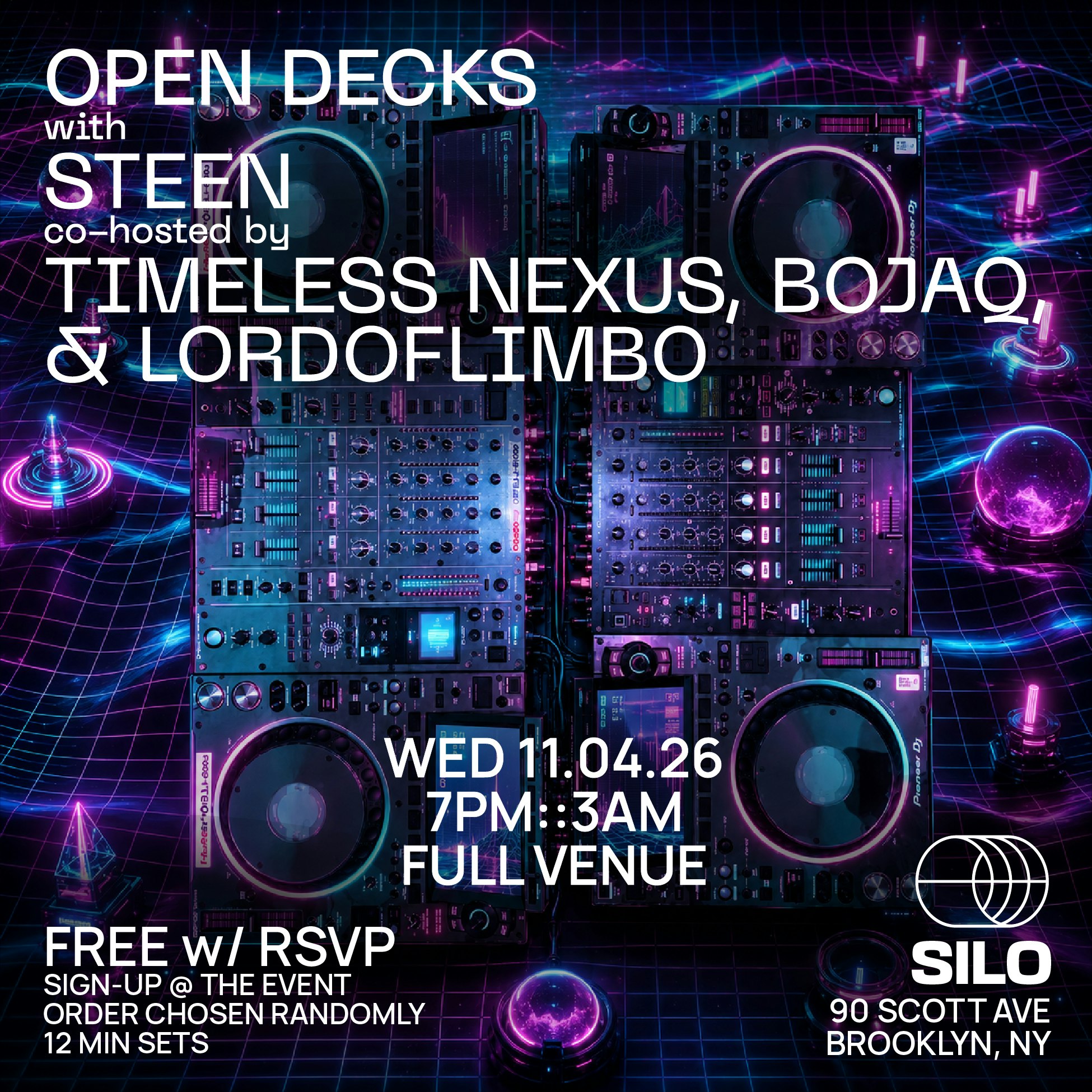 Open Decks w/ Steen [Full Venue Edition]