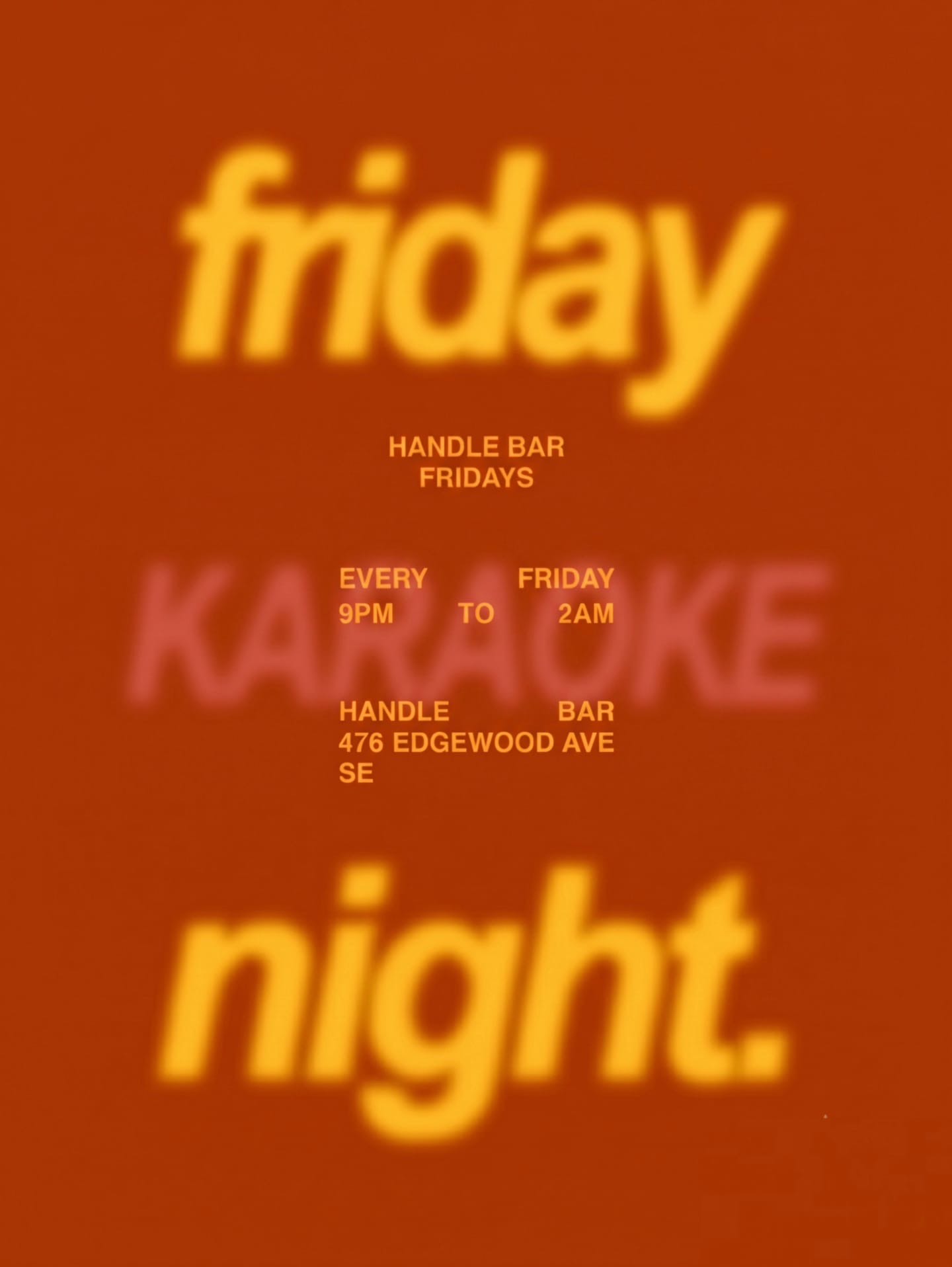 Karaoke Fridays @ Handle Bar