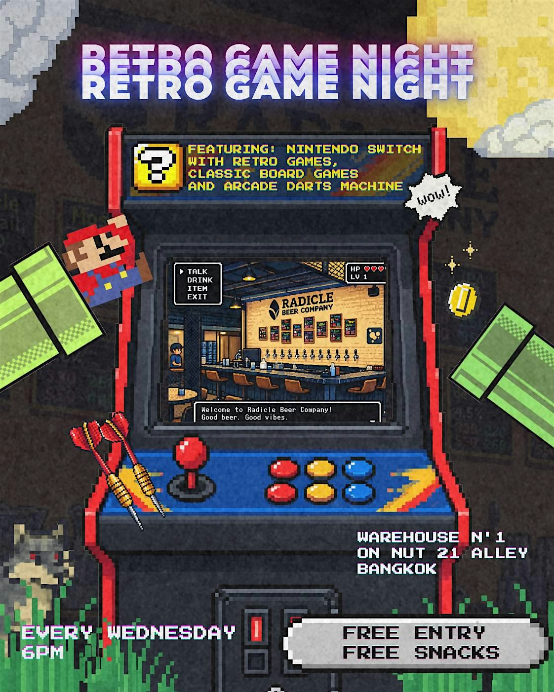 Retro Game Night at Radicle