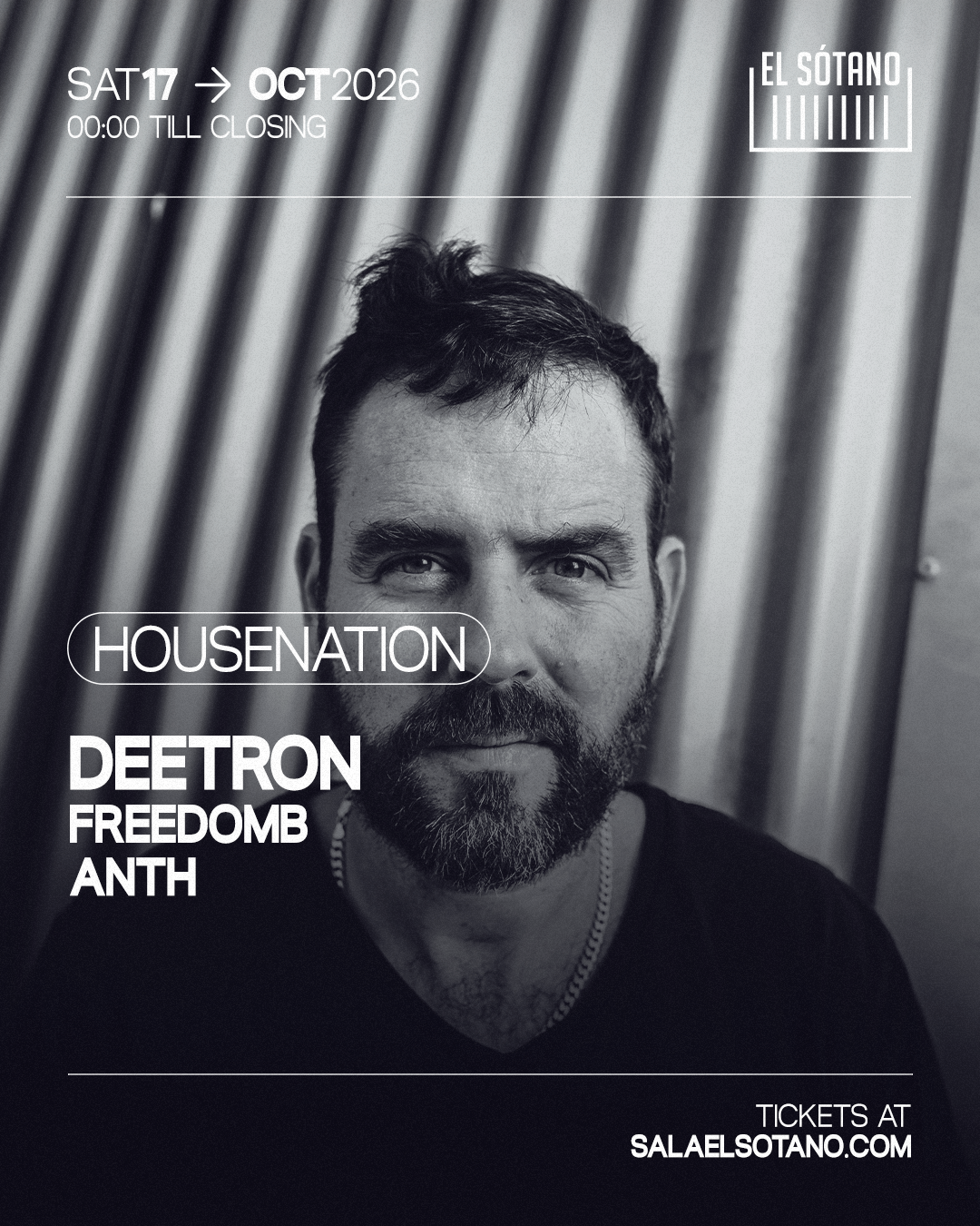 HOUSENATION: Deetron, FredoomB, Anth