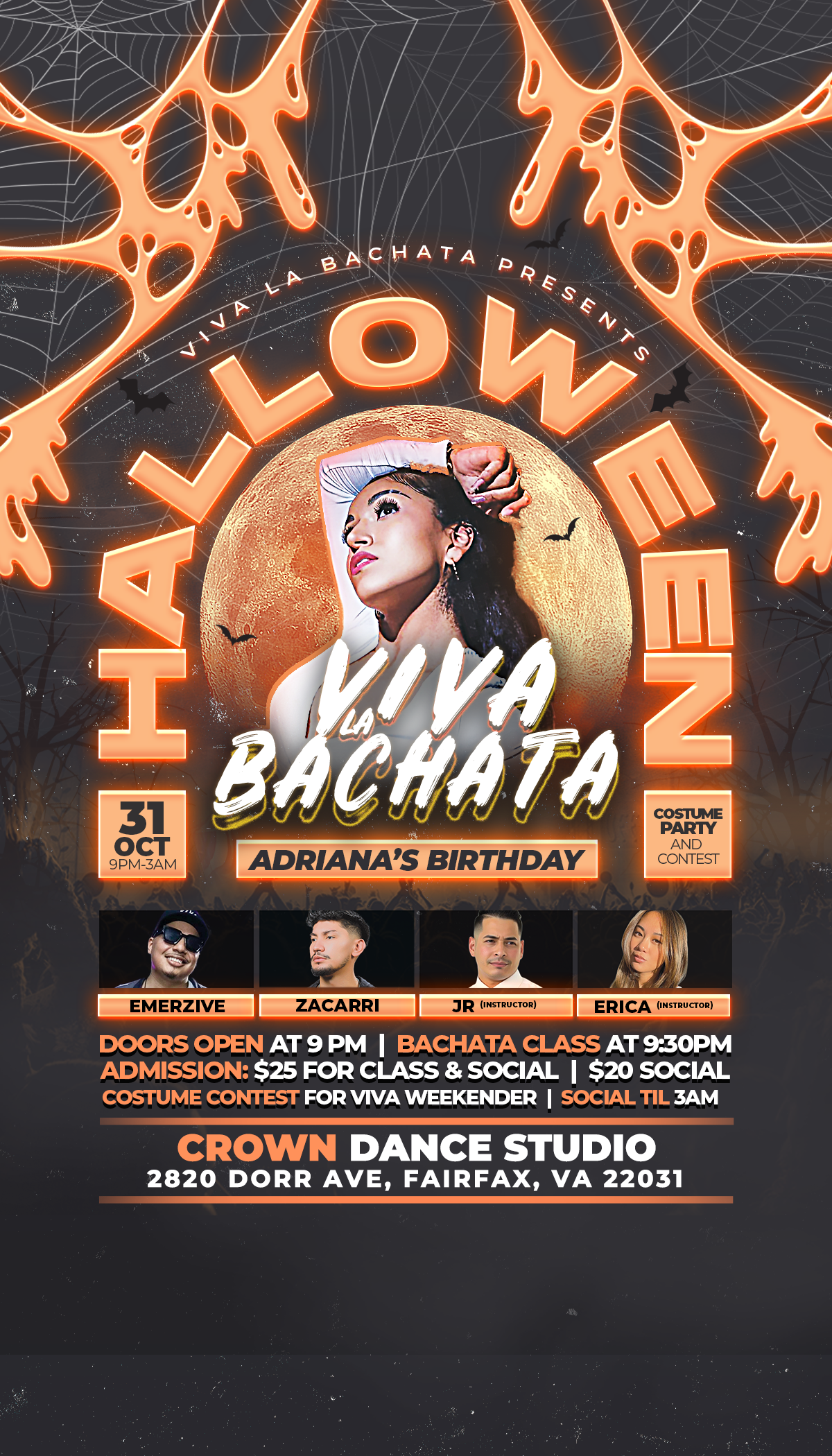 🎃 Viva La Bachata Halloween Social 👻