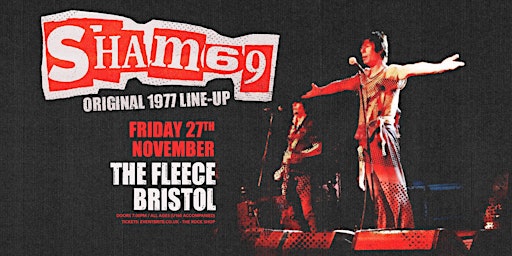 Sham 69 / Roddy Live at The Fleece Bristol