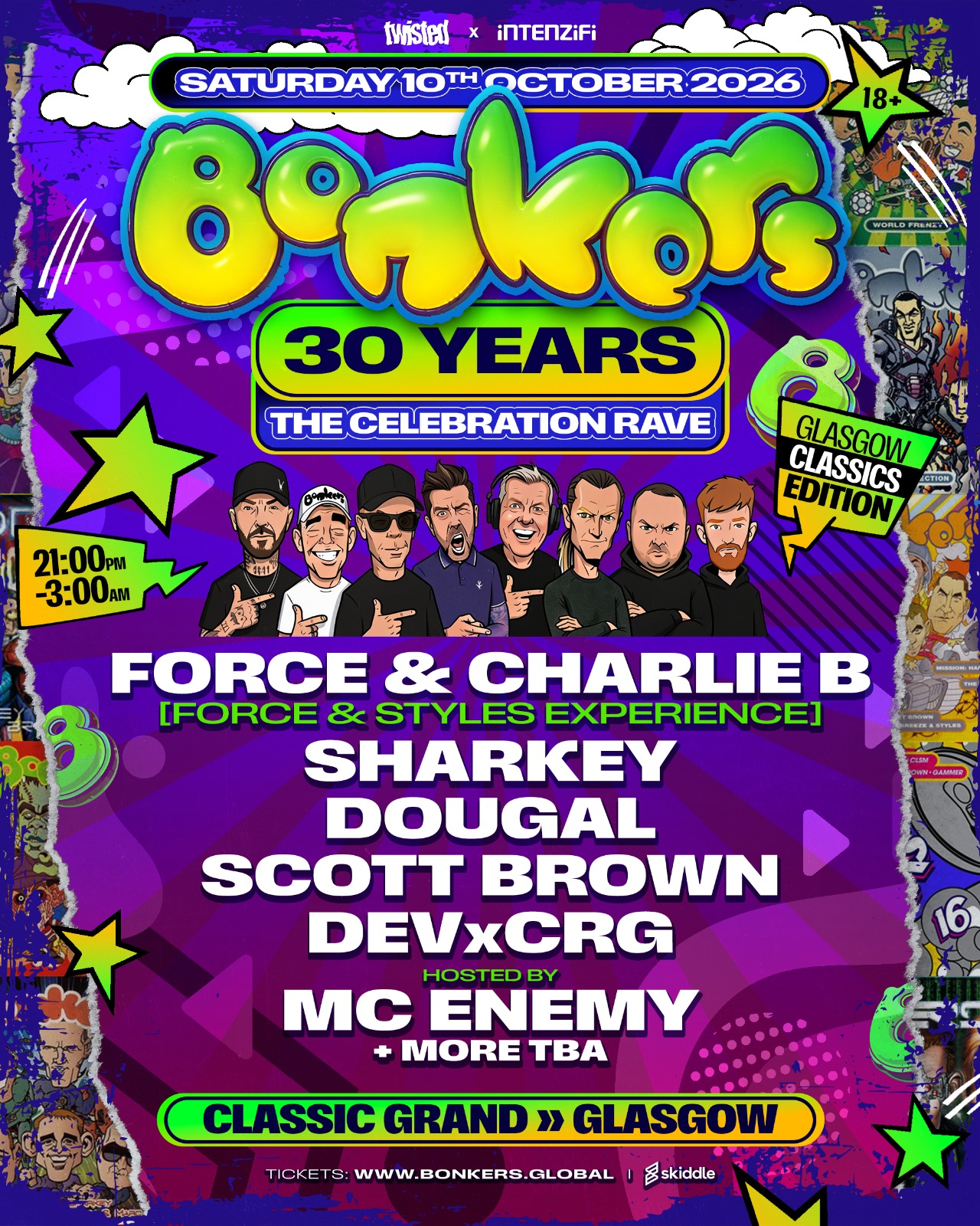 Bonkers 30 Years - Glasgow - Classics Edition