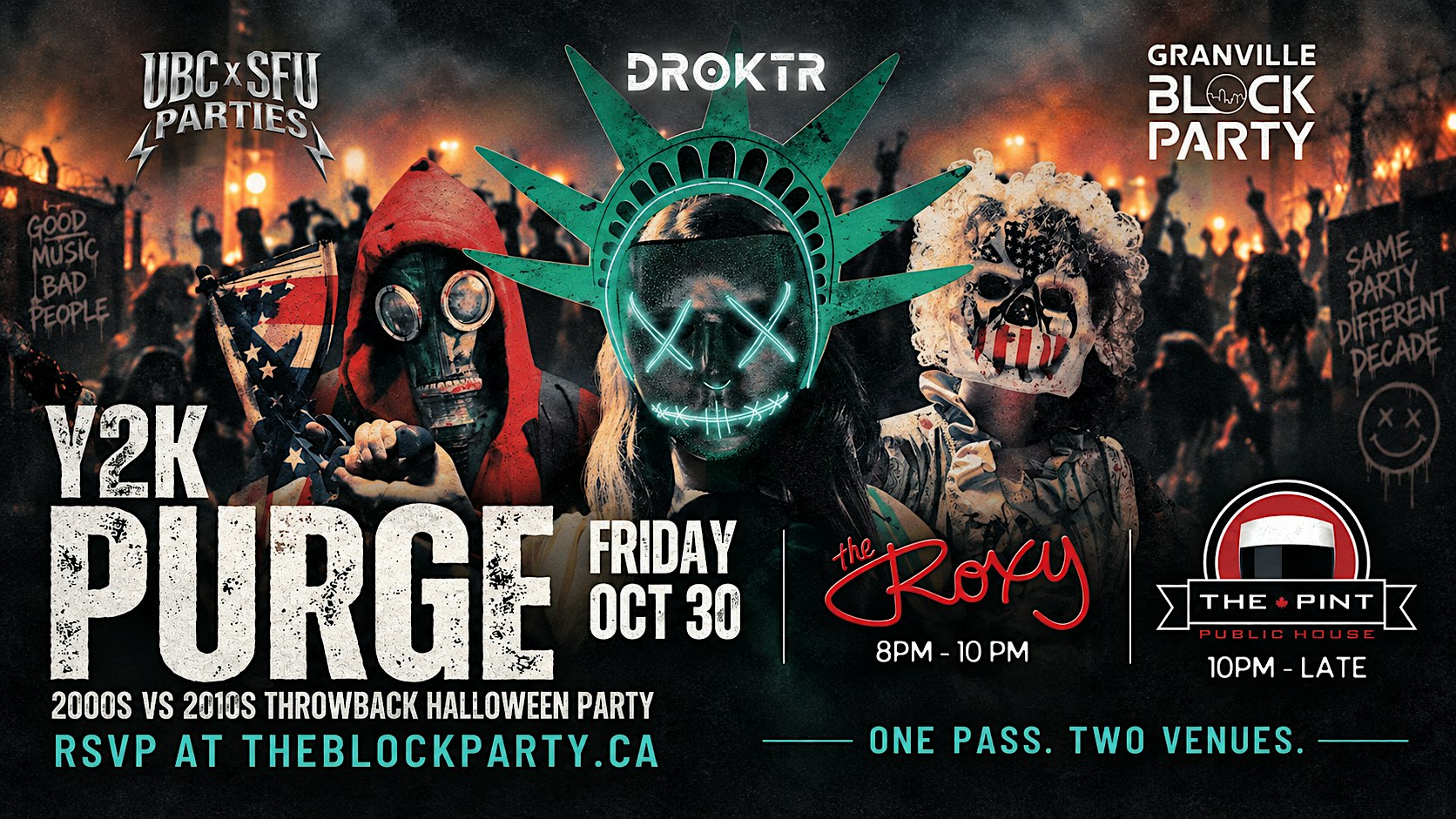 Y2K PURGE: 2000s vs 2010s Throwback Halloween | The Block Party ft. UBCxSFU