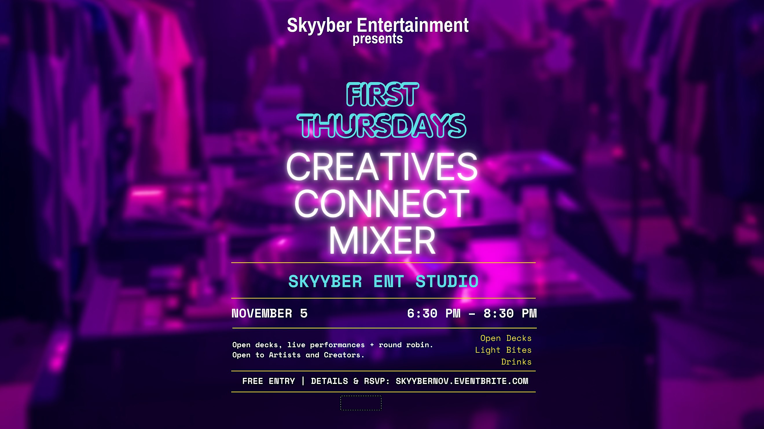 First Thursdays: Creatives Connect Mixer | November Edition