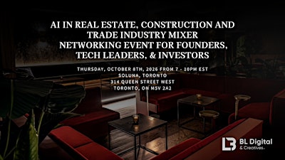 AI in Real Estate, Construction and Trade Industry Mixer