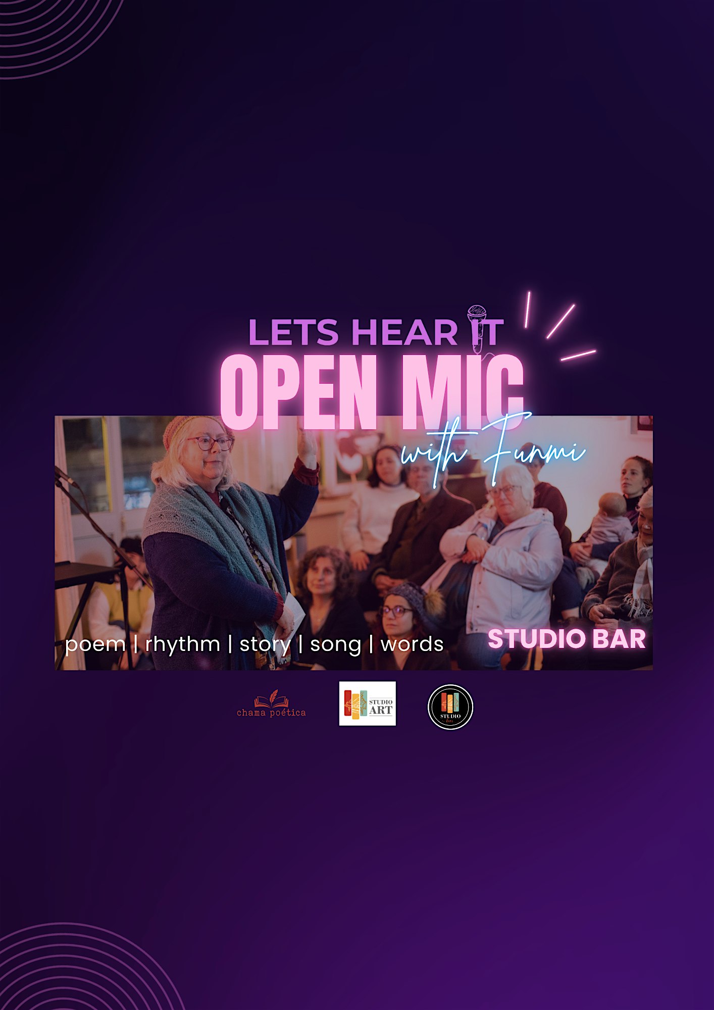 Let's Hear It Braga - Open Mic in English