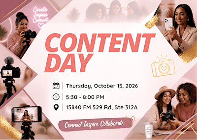 Content Day: Connect. Inspire. Collaborate.