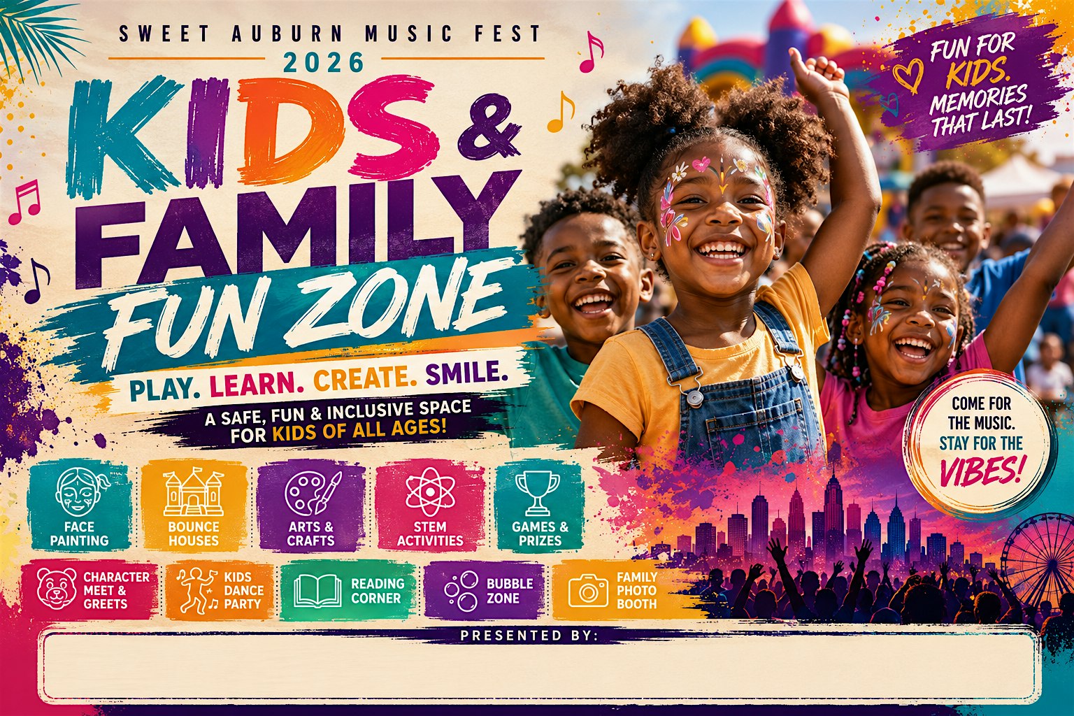 Kids & Family Fun Zone @ Sweet Auburn Music Fest