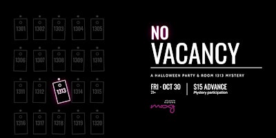 NO VACANCY: Halloween Party & Room 1313 Mystery at Moxy Atlanta Midtown