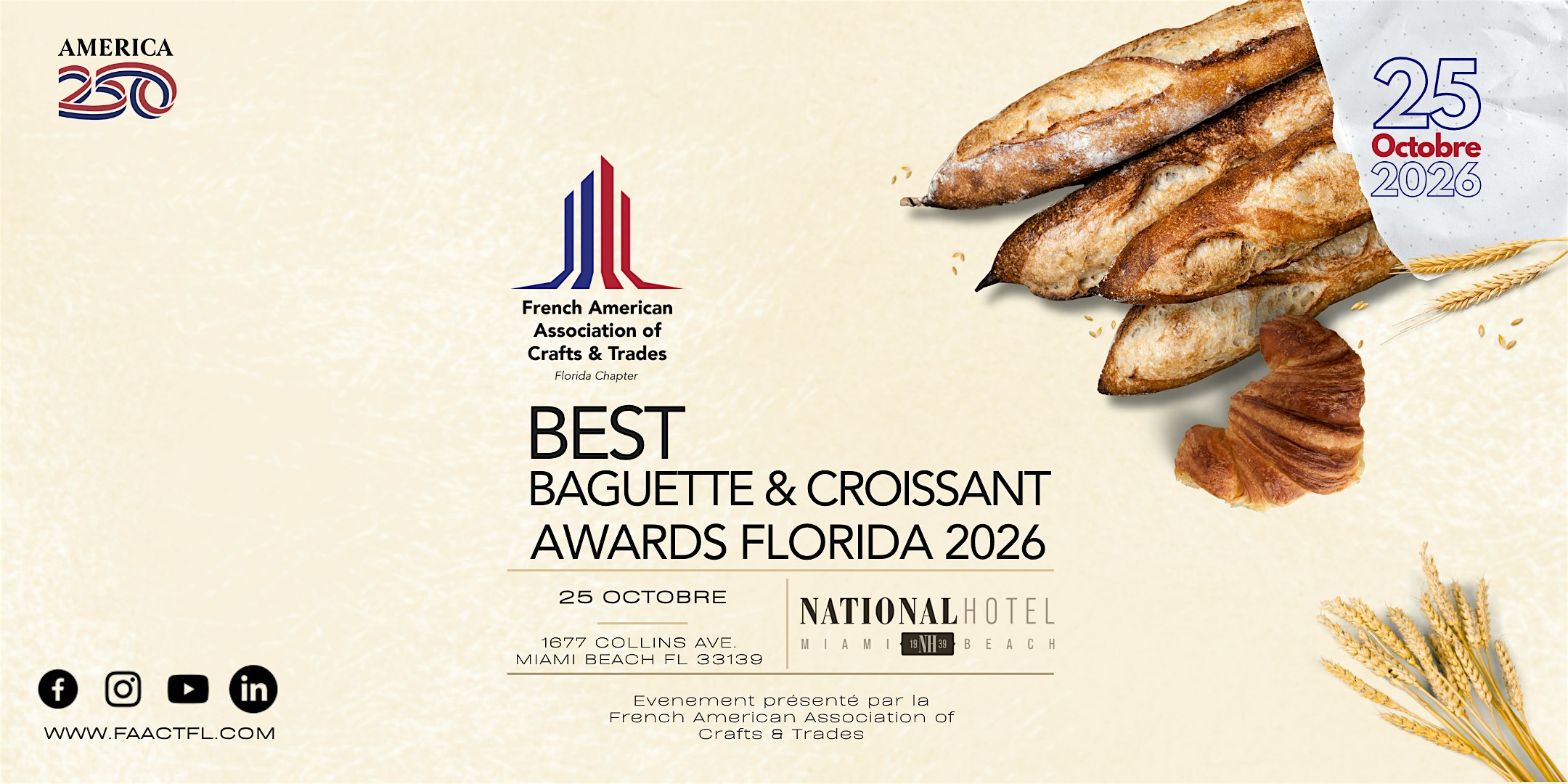 BEST BAGUETTE & BEST CROISSANT COMPETITION 2026