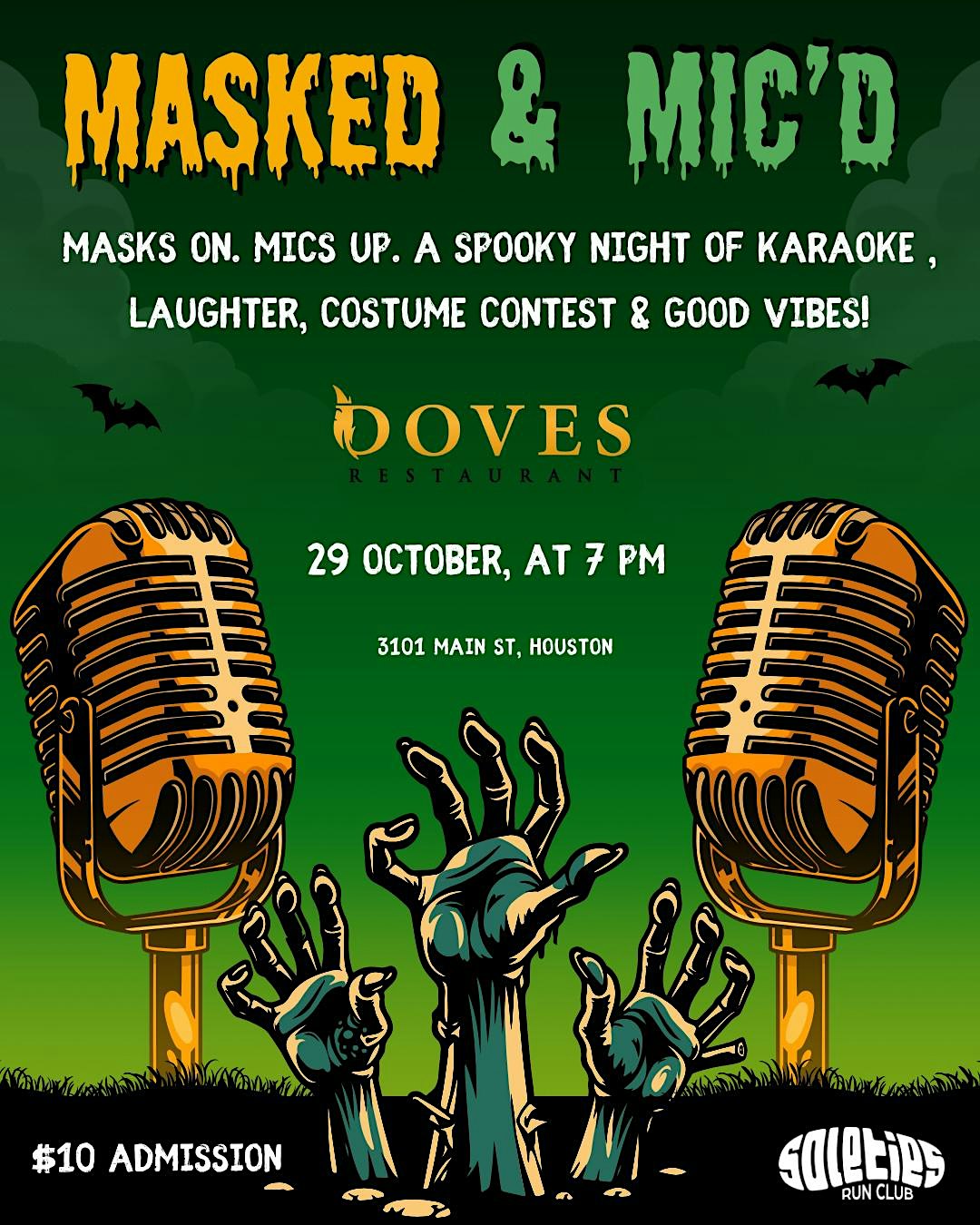 SoleTies Masked & Mic'd Game Night & Karaoke