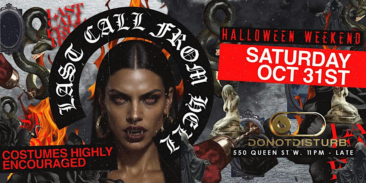 HALLOWEEN NIGHT — OCT 31ST @ DND TORONTO