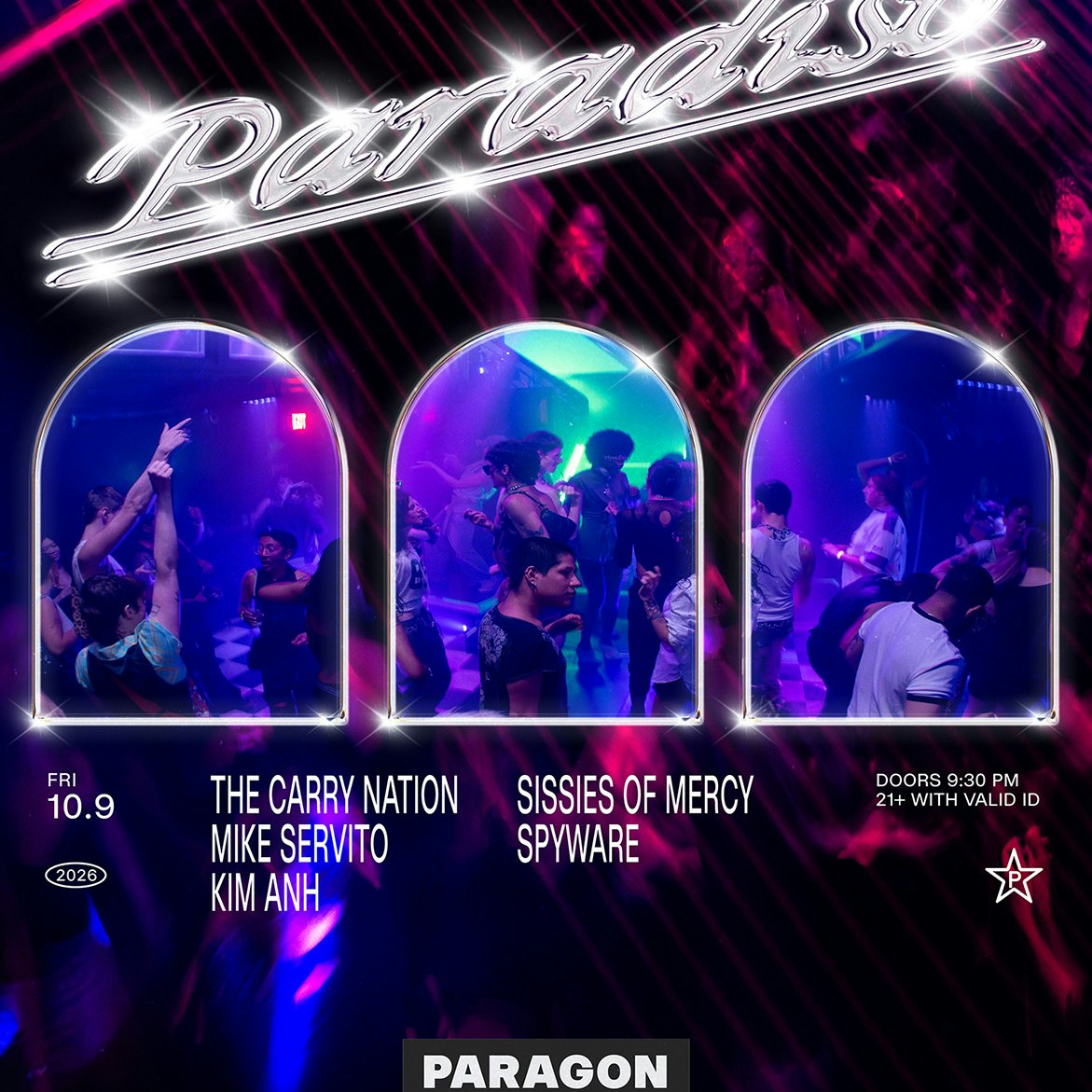 Paradiso: The Carry Nation, Mike Servito, Kim Anh