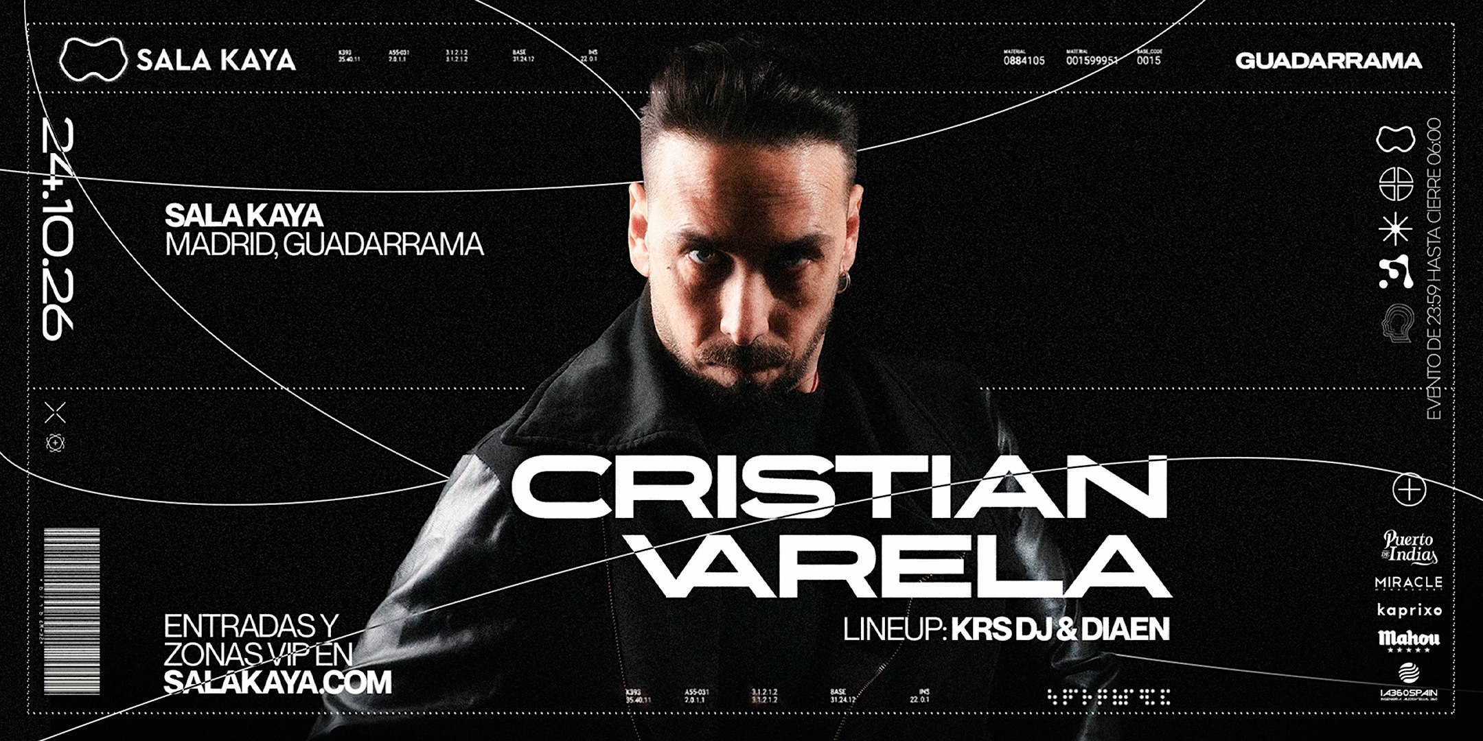 Cristian Varela en  Sala Kaya Guadarrama (Madrid).