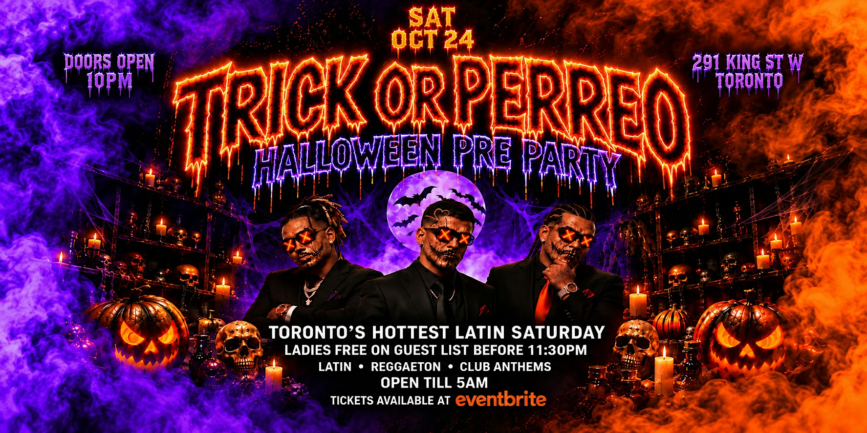 TRICK OR PERREO by Que Bonita Saturdays