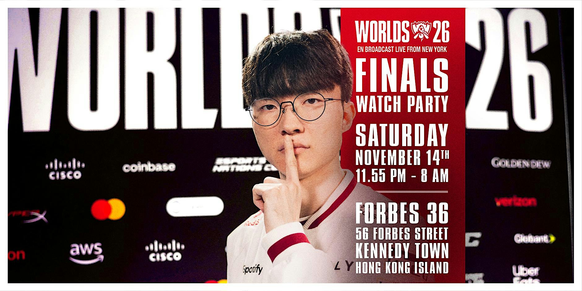 League of Legends Worlds 2026 Watch Party in Hong Kong
