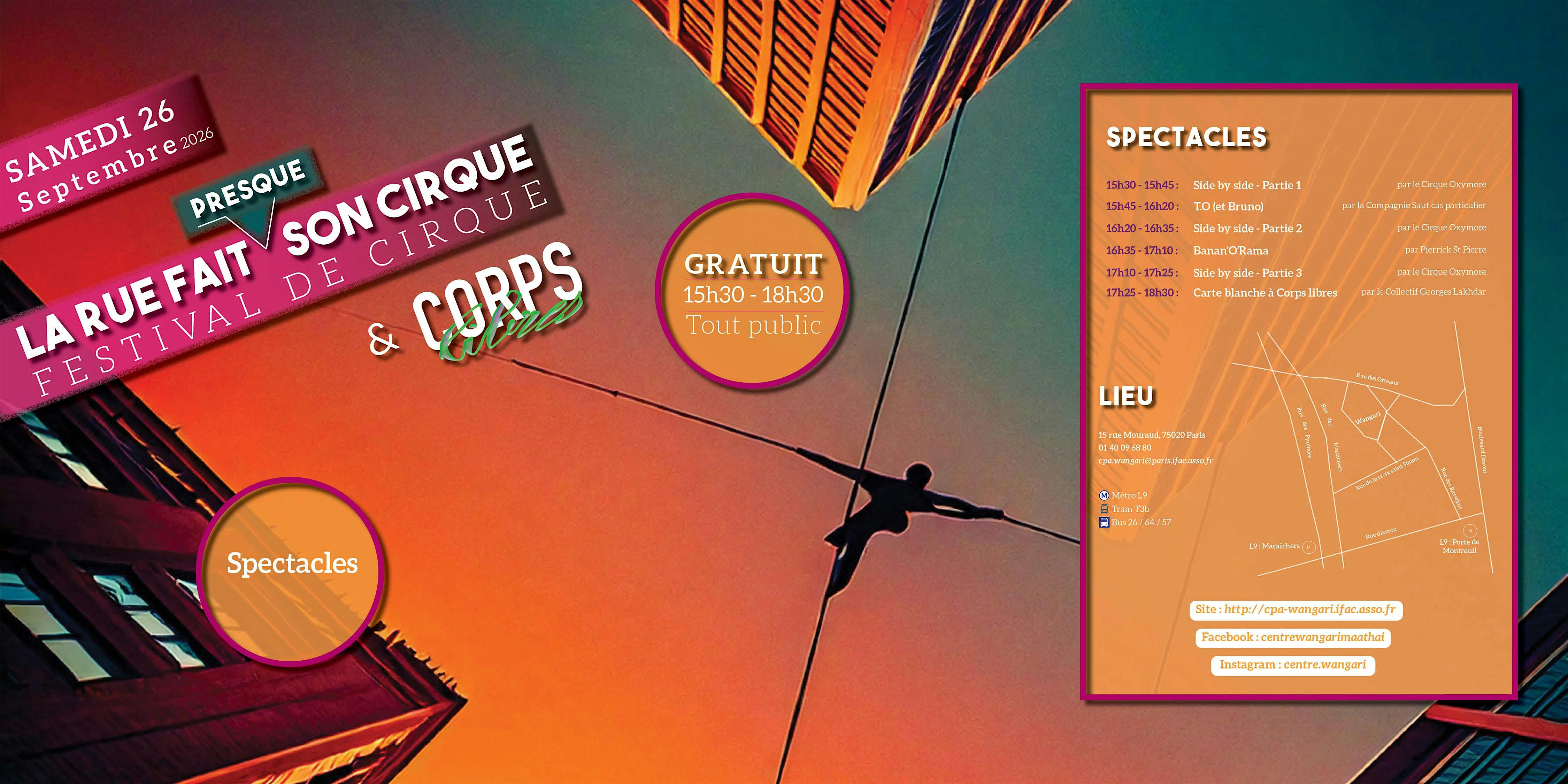 La rue fait son cirque - Festival de cirque gratuit et tout public !