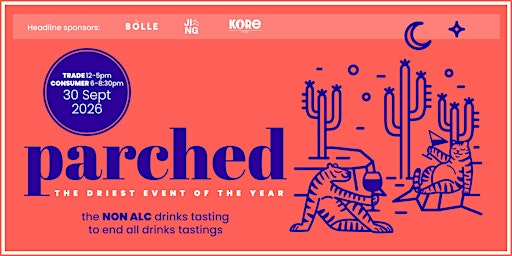 Parched 2026 - Non-Alc Drinks Tasting