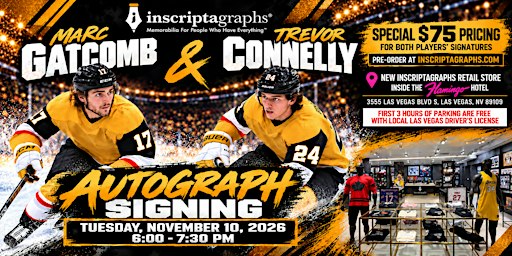 Trevor Connelly & Marc Gatcomb Autograph Signing in Las Vegas!