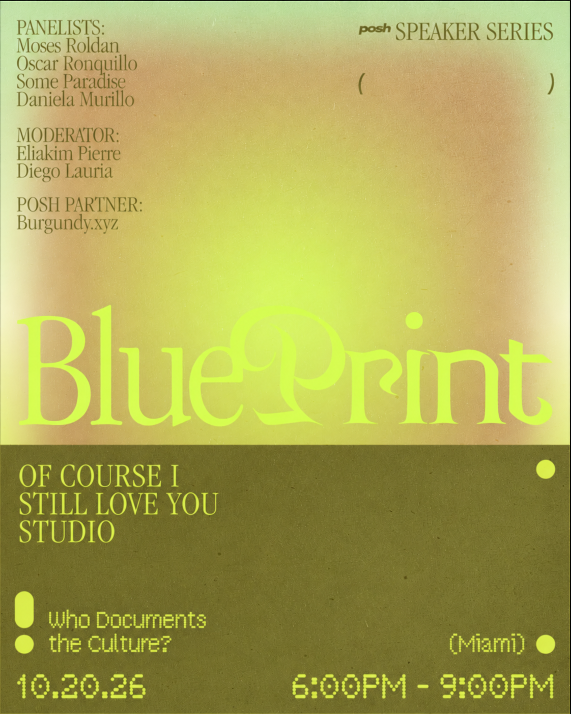 Blueprint: Who Documents the Culture? | Miami