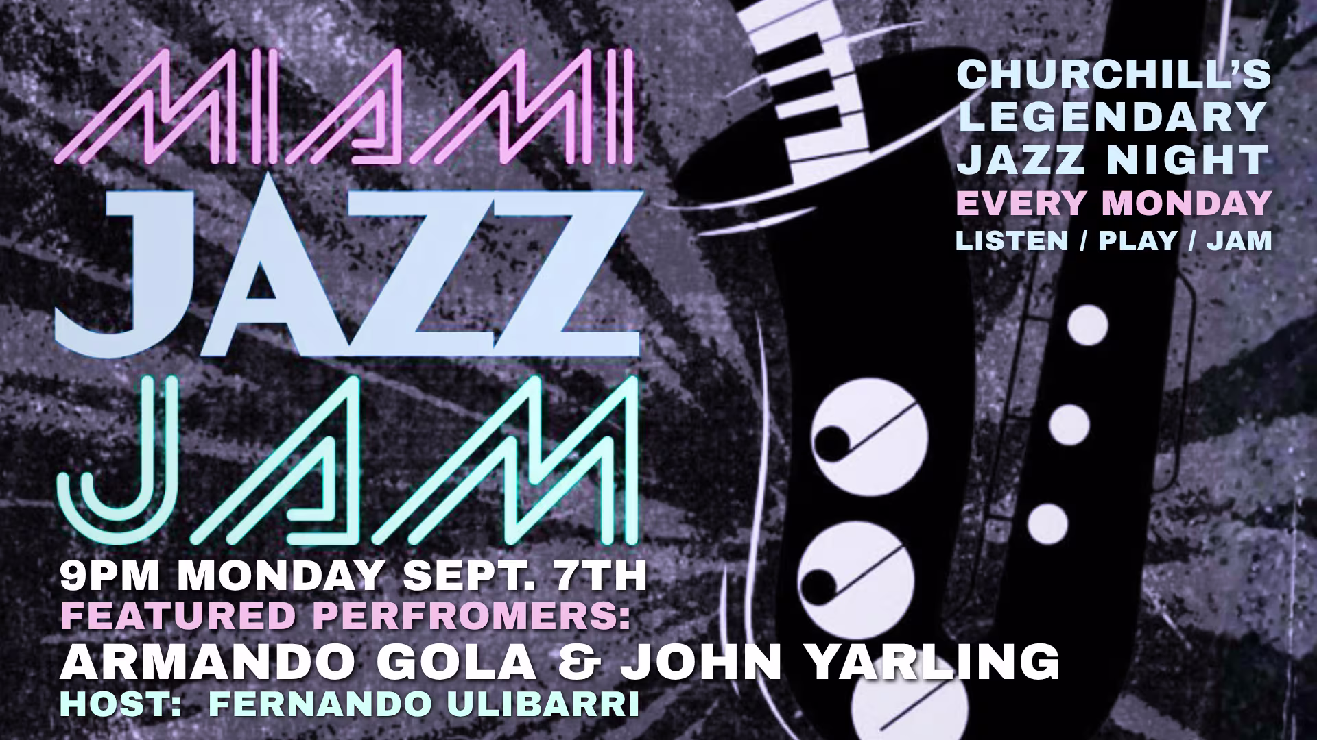 Miami Jazz Jam Every Monday