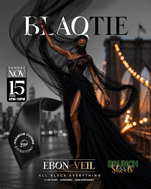 BLAQ TIE:EBON VEIL  An All Blaq Affair  by Brunch With Sherls