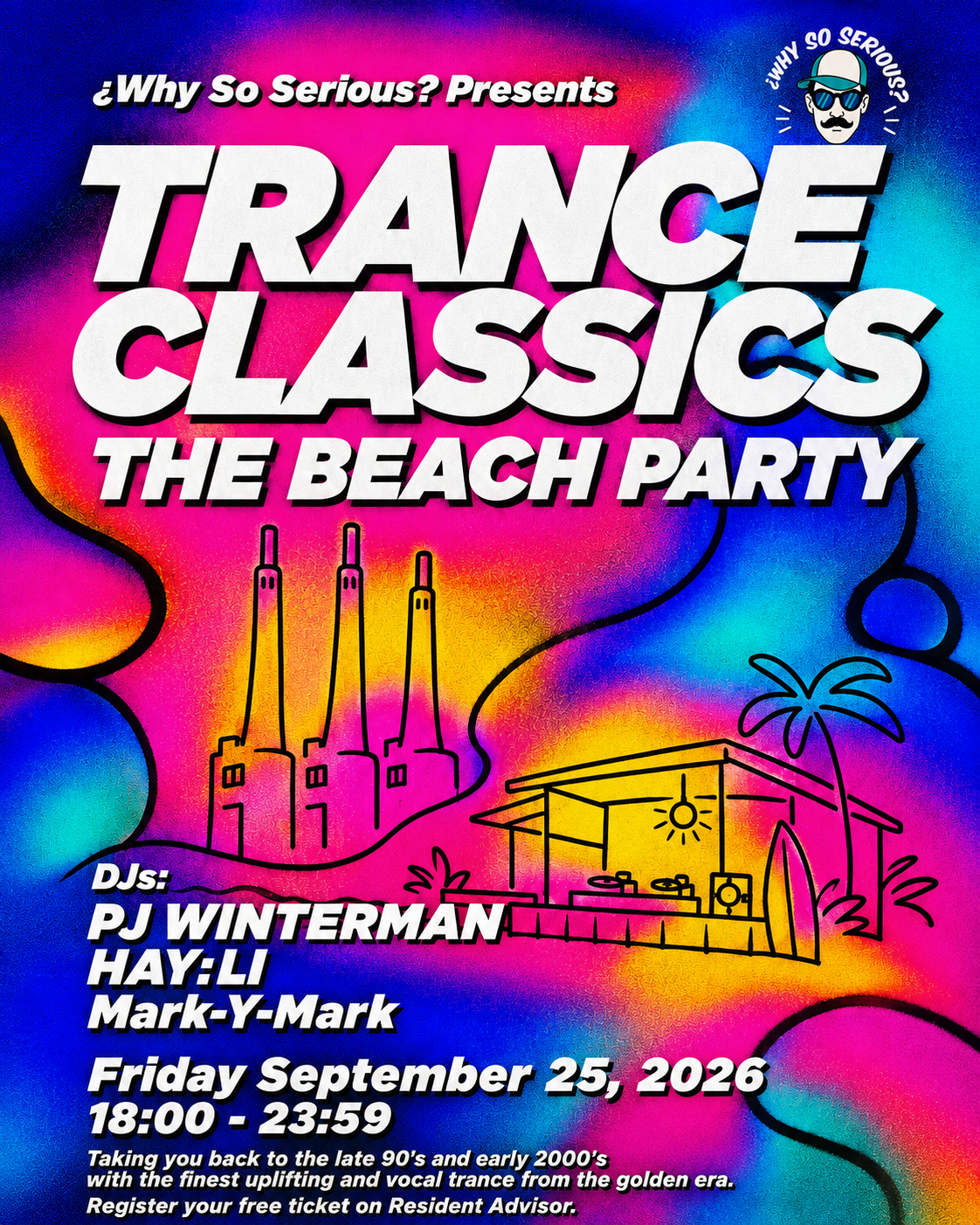 FREE BEACH PARTY: Trance Classics On The Beach (Late 90's/2000's Uplifting Trance)