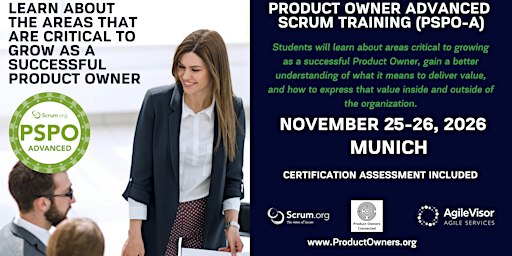 Certified Training | Professional Scrum Product Owner - Advanced (PSPO-A)