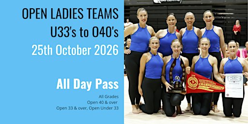 BJP Open Ladies Teams - U33's to O40's
