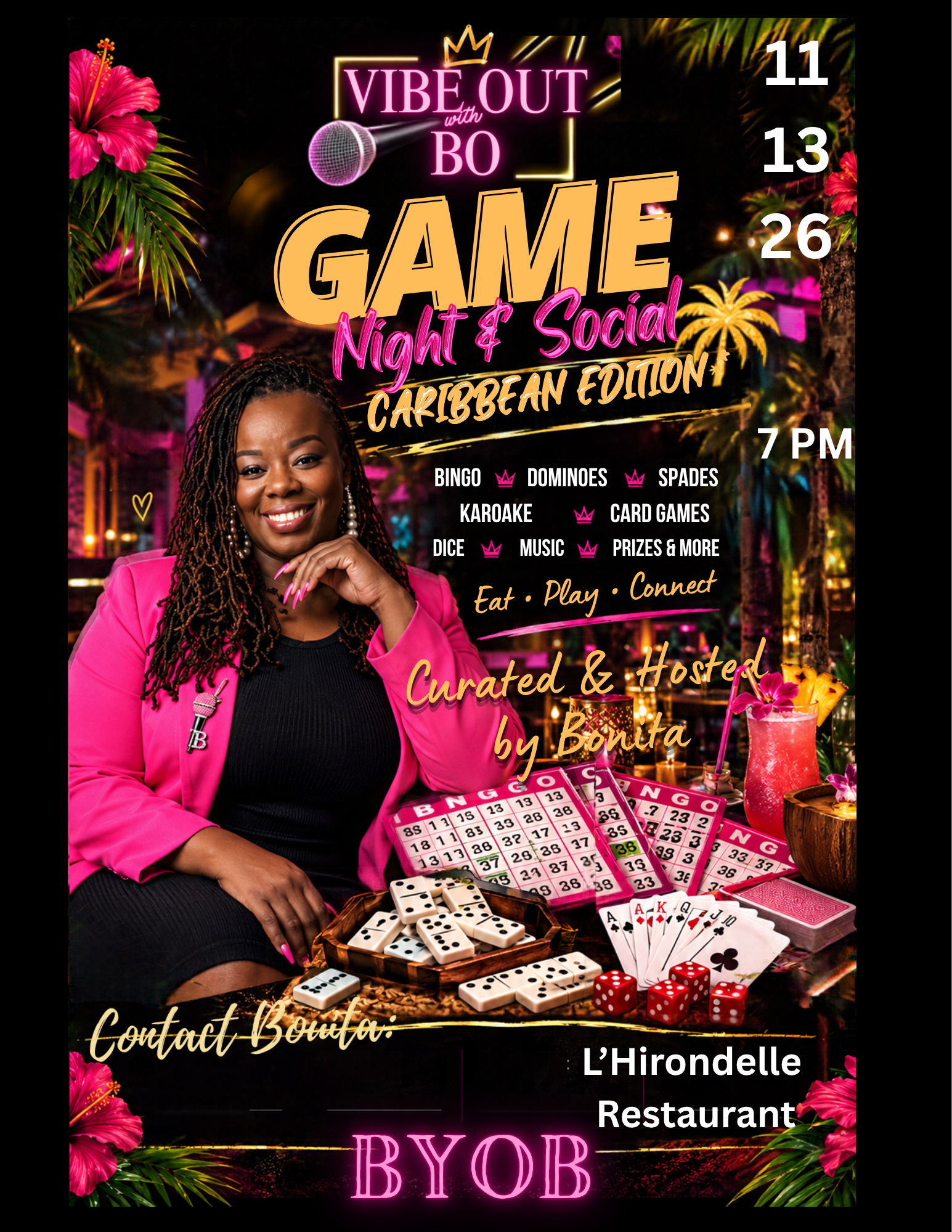 Game Night & Social Caribbean Edition