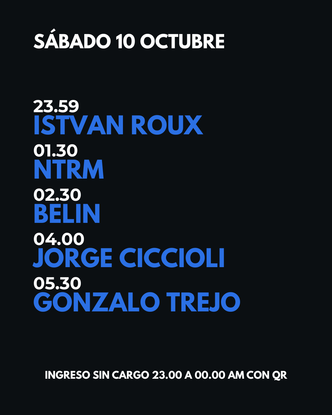 Belin - Gonzalo Trejo - Istvan Roux - Jorge Ciccioli - NTRM