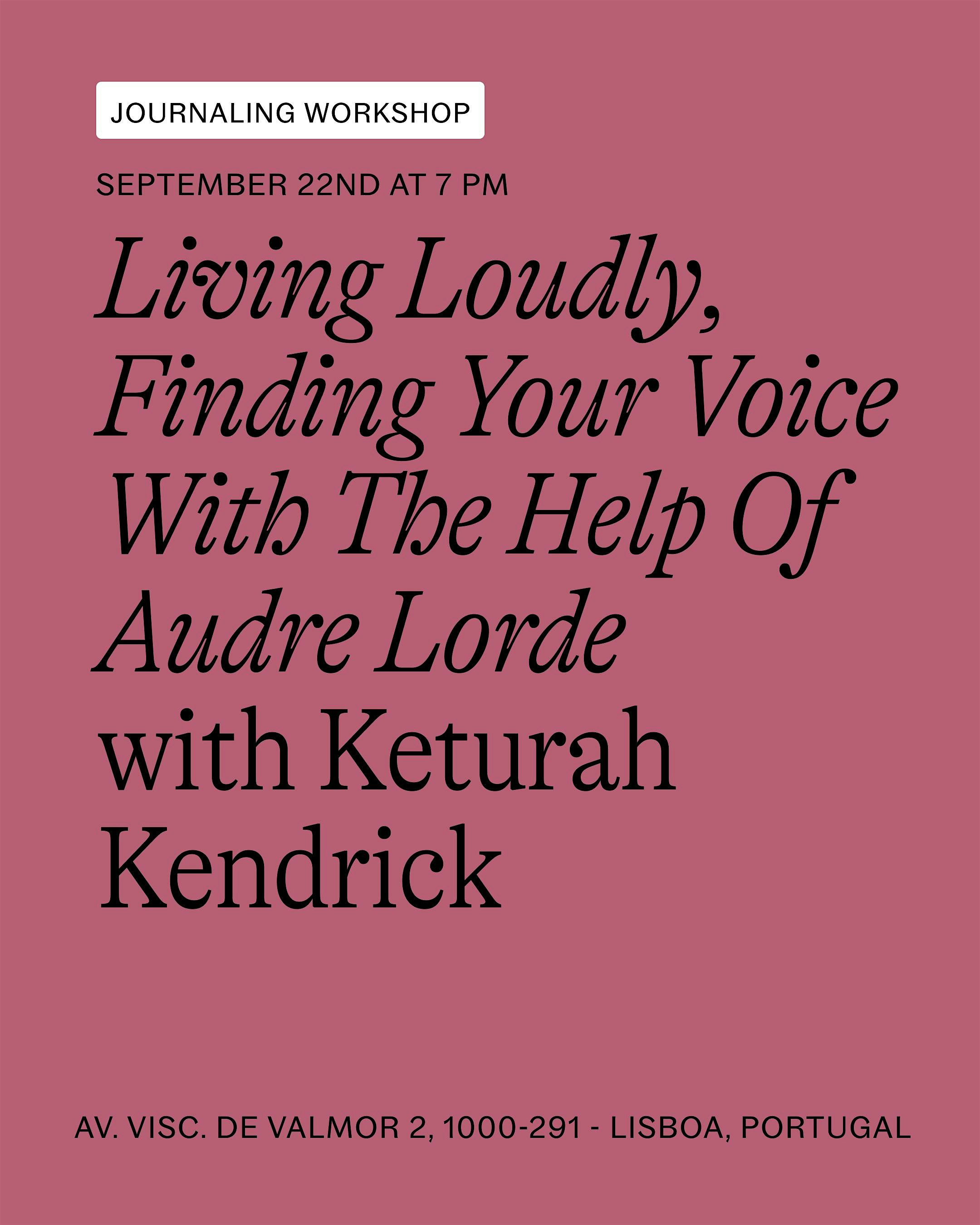 Living LOUDLY: Finding Your Voice With The Help Of Audre Lorde
